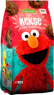 Kinderkekse "Elmo" mit Kakao & Dinkel Sesamstrasse