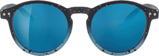 Sonnenbrille Kids schwarz graues Gestell, blau getönte Gläser SUNDANCE