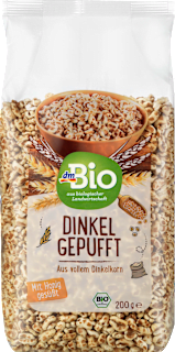 Farro soffiato bio con miele dmBio