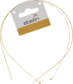 Kovové čelenky do vlasov - zlaté ebelin