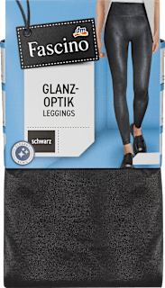 Leggings in Glanz-Optik schwarz Gr. 38/40 Fascino