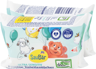 Șervețele umede Sensitive SauBär