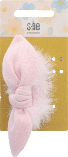 Scrunchie rosa con fiocco s-he stylecollection