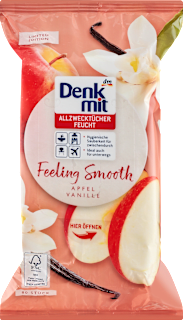Șervețele umede Feeling Smooth – Măr și vanilie Denkmit