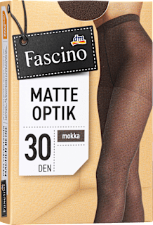 Strumpfhose matt mokka Gr. 46/48, 30 DEN Fascino
