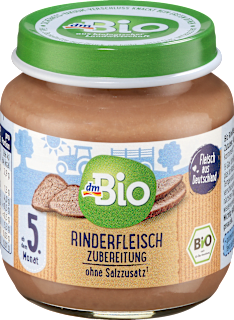 Rindfleisch Zubereitung ab dem 5. Monat dmBio