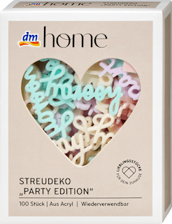 Streudeko "Party Edition" 100tlg, mehrfarbig, 1 St