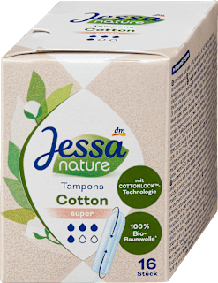 nature tampoane din bumbac super Jessa