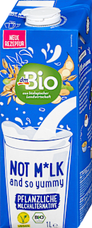 Napitak na bazi ovsa i soje - NOT M*LK and so yummy dmBio