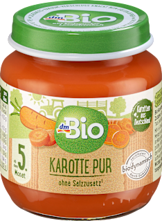 Bio sárgarépapüré, 5. hónapos kortól dmBio