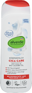Mleko za telo CICA CARE z bio CICA in bio jojobinim oljem alverde NATURKOSMETIK