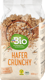 Hrskave zobene pahuljice Hafer Crunchy dmBio