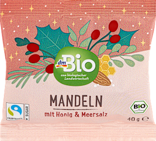 Mandeln mit Honig und Meersalz dmBio