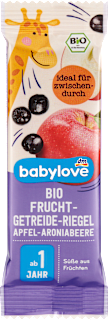 Био плодов бар с ябълка и арония, 1+г babylove