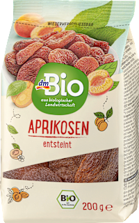 Bio aszalt sárgabarack, magozott dmBio