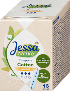 nature Cotton tamponi - normal Jessa