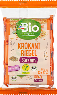 Rezina iz krokanta s sezamom, 3 x 27 g dmBio