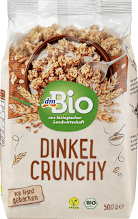 Muesli bio croccante con fiocchi di farro dmBio