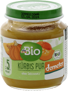 Omogeneizzato alla zucca dmBio