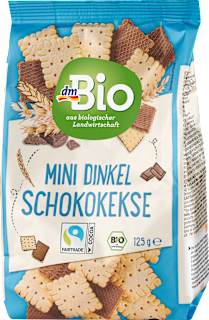 Mini biscuiți din alac cu ciocolată  dmBio