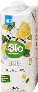 Ledeni čaj sa ukusom mate čaja i limuna dmBio