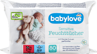 Șervețele umede sensitive 4x80 babylove