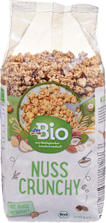 Bio hrustljavi muesli z lešniki, mandlji in indijskimi oreščki dmBio