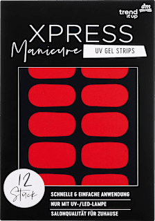 UV gel samolepljive folije za nokte XRESS Manicure - 130 Statement Red trend !t up