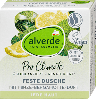 Čvrsti gel za tuširanje nana i bergamot alverde NATURKOSMETIK