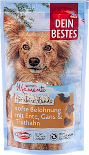 Hundeleckerli Softe Belohnung mit Ente, Gans & Truthahn Dein Bestes