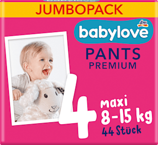 Baby Pants Premium Gr. 4 (8-15 kg), Jumbopack  babylove
