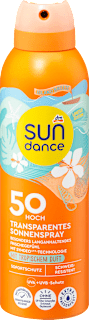 Sonnenspray transparent Sport mit tropischem Duft, island breeze, LSF 50 SUNDANCE