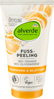 Peeling na chodidlá s výťažkom z bio pomaranča a jadier olív alverde NATURKOSMETIK