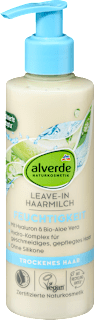 Nem kiöblítendő hidratáló hajápoló tej száraz hajra alverde NATURKOSMETIK
