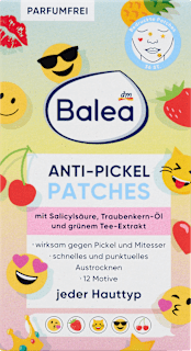 Anti Pickel Patches bedruckt, 36 St