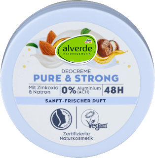 PURE & STRONG dezodorans krema alverde NATURKOSMETIK