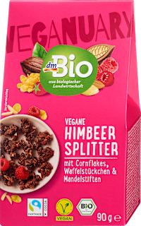 Vegane Himbeersplitter dmBio