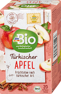Früchtetee Türkischer Apfel (20 Beutel) dmBio