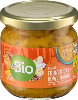 Vegane Frühstücks-Bowl Mango		 dmBio