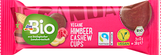 Vegane Himbeer-Cashew Cups dmBio