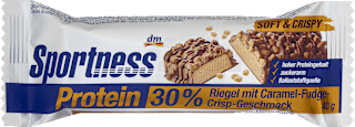 Baton proteic 30% caramel, crocant Sportness