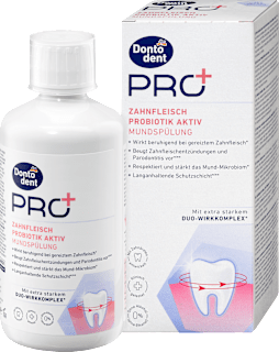 Apa de gura Dontodent Pro+ Probiotice pentru gingii Activ Dontodent PRO+