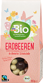 Mešavina draže bombona - liofilizovane jagode obložene čokoladom dmBio