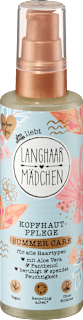Kopfhautpflege Summer Care Langhaarmädchen
