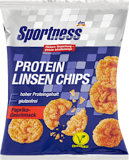 Protein Linsen Chips mit Paprika-Geschmack Sportness