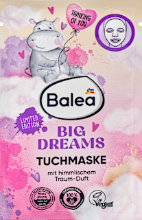 Mască tip șervețel big dreams Balea