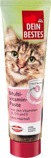 Dopolnilna hrana za odrasle mačke – multivitaminska krema DEIN BESTES