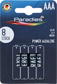 Power alkalne Micro AAA baterije Paradies