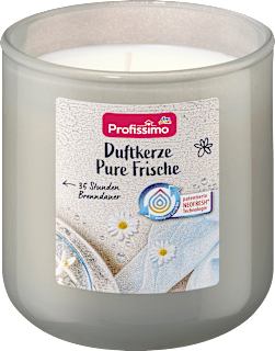 Duftkerze im Glas Pure Frische Profissimo