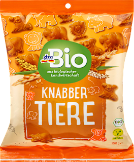 Knabbergebäck Tiere mit Salz dmBio